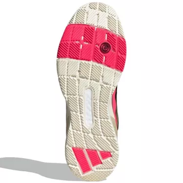 Adidas Crazyquick Boost Padelschuhe Schwarz / Gold / Rosa