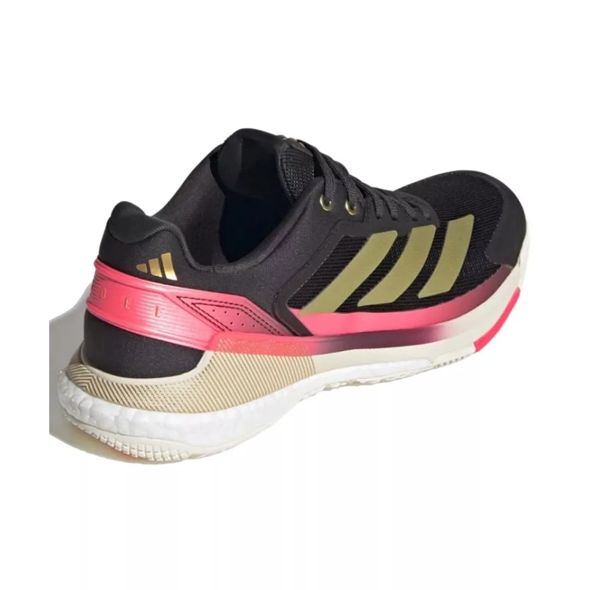 Adidas Crazyquick Boost Padelschuhe Schwarz / Gold / Rosa