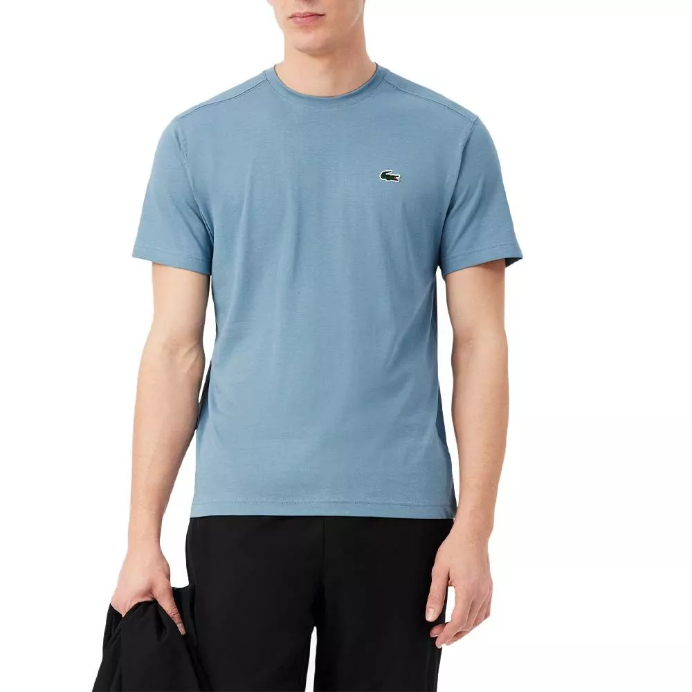 Lacoste Sport Ultra Dry Baumwoll-T-Shirt Blau