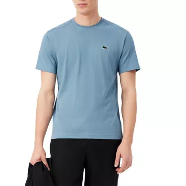 Lacoste Sport Ultra Dry Baumwoll-T-Shirt Blau