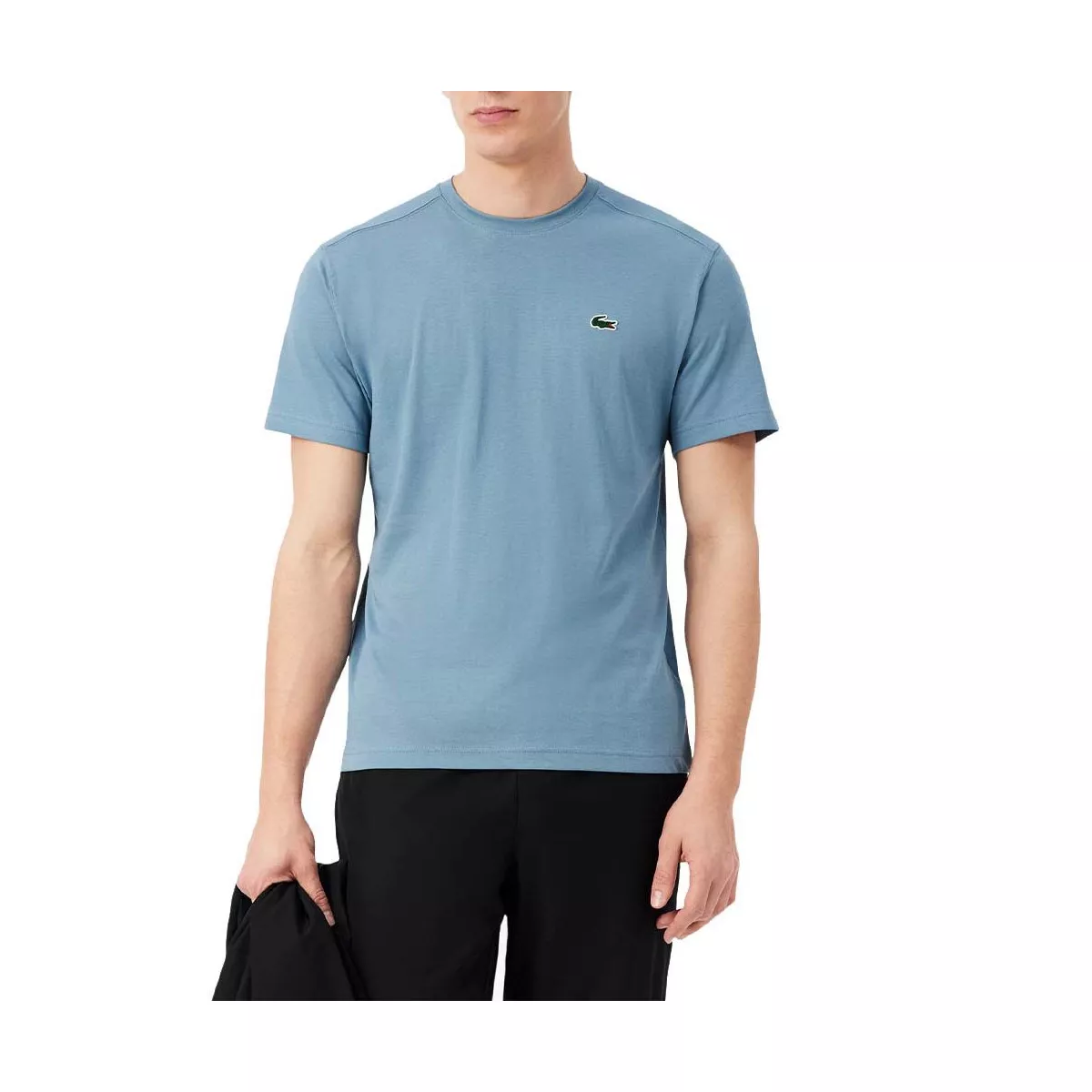 Lacoste Sport Ultra Dry Baumwoll-T-Shirt Blau