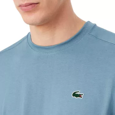 Lacoste Sport Ultra Dry Baumwoll-T-Shirt Blau
