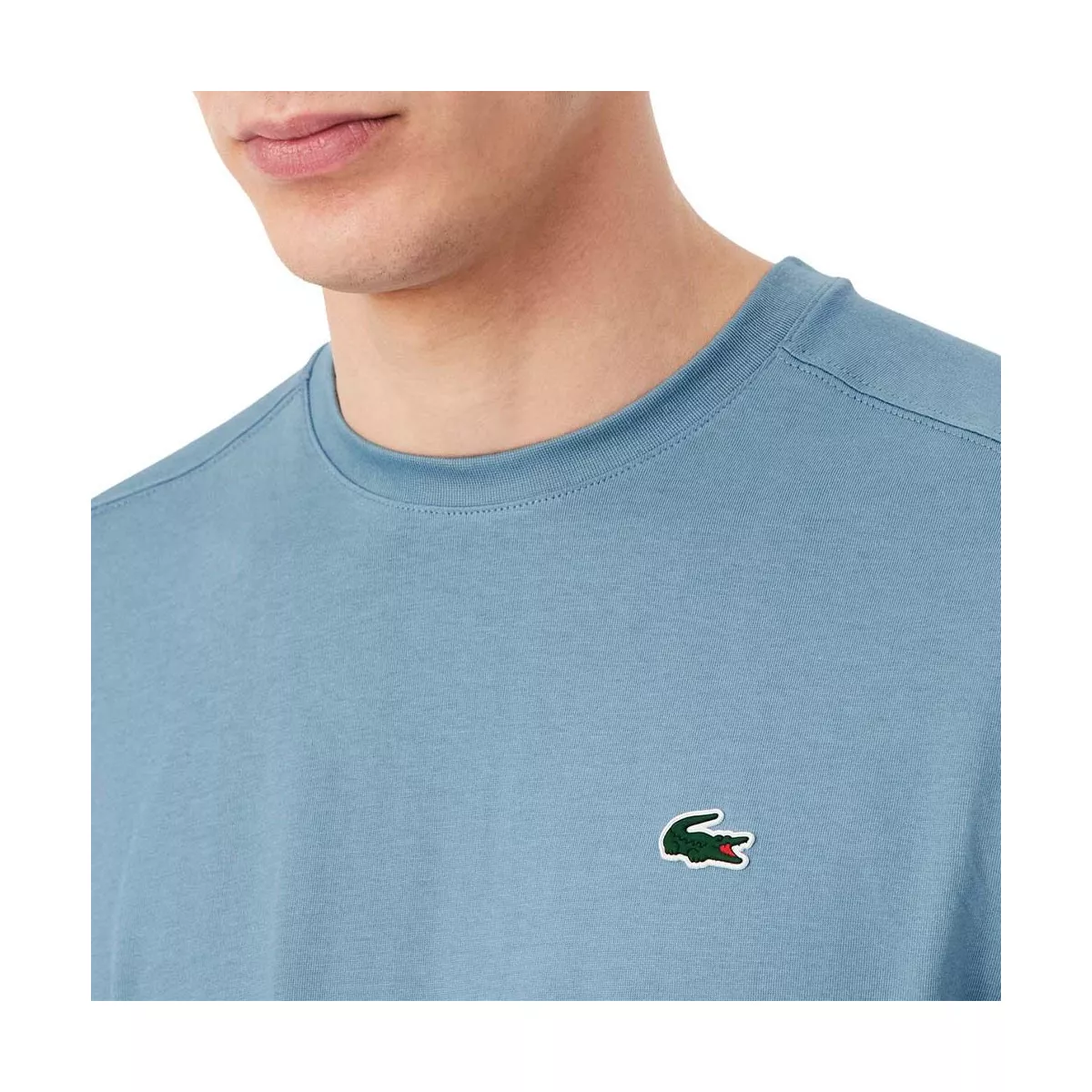 Lacoste Sport Ultra Dry Baumwoll-T-Shirt Blau