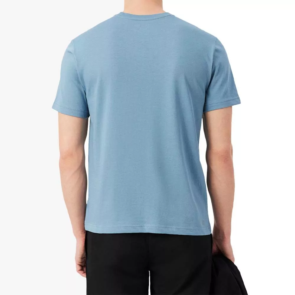 Lacoste Sport Ultra Dry Baumwoll-T-Shirt Blau