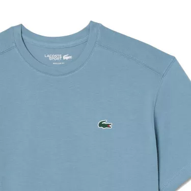 Lacoste Sport Ultra Dry Baumwoll-T-Shirt Blau