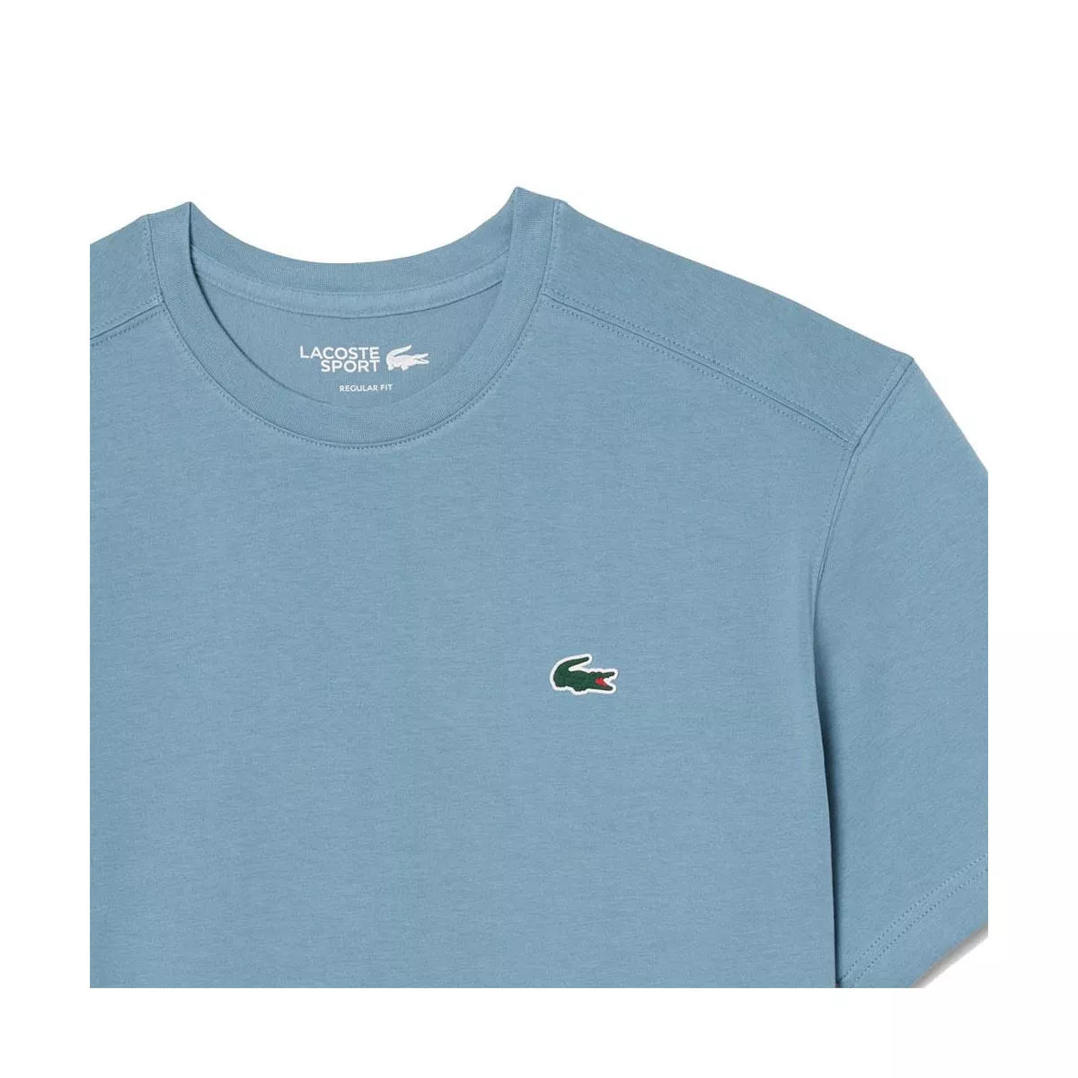 Lacoste Sport Ultra Dry Baumwoll-T-Shirt Blau