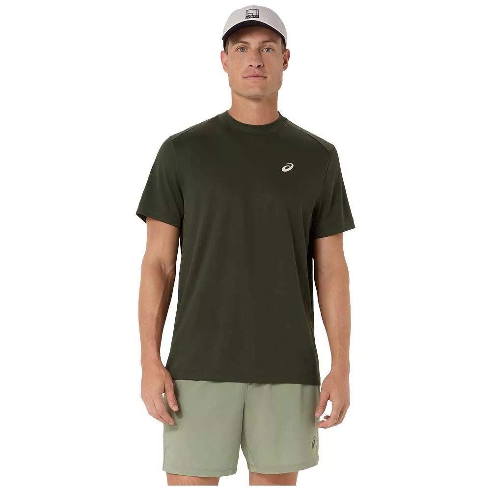 Asics Court SS T-Shirt Khakigr&uuml;n