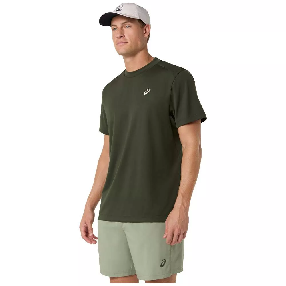 Asics Court SS T-Shirt Khakigr&uuml;n