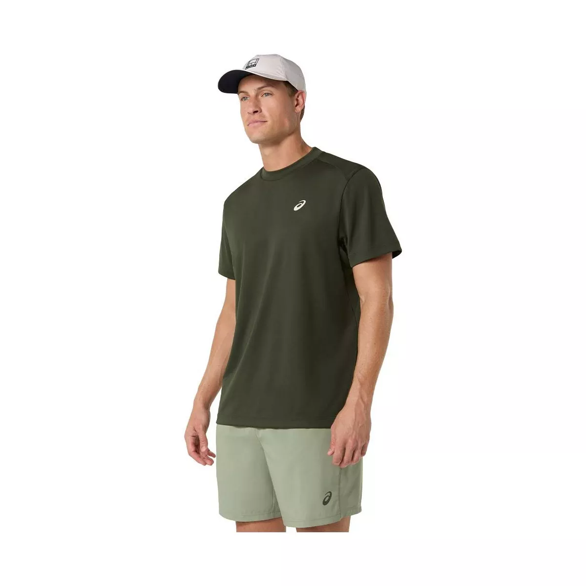 Asics Court SS T-Shirt Khakigr&uuml;n