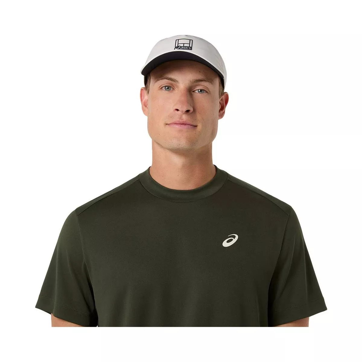 Asics Court SS T-Shirt Khakigr&uuml;n
