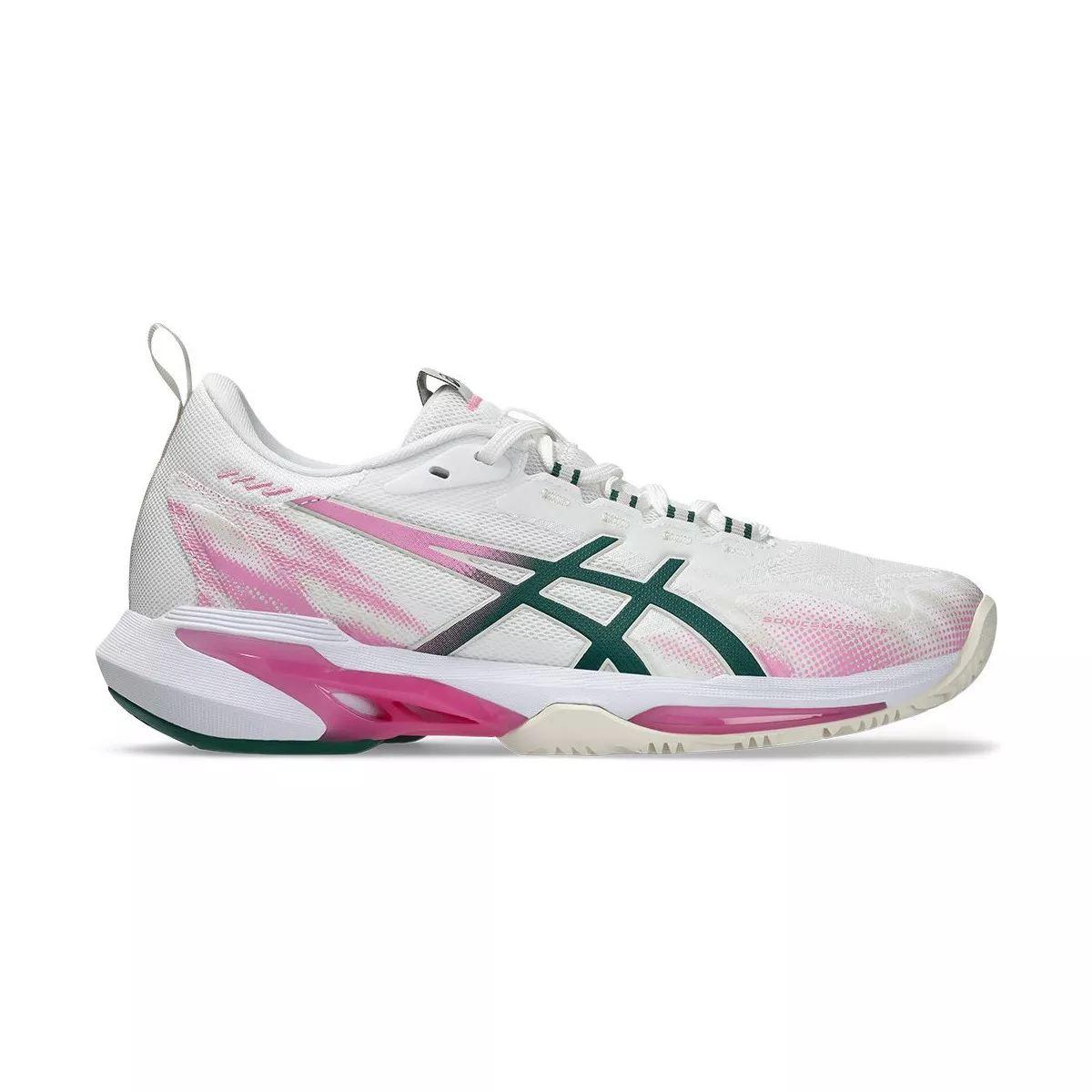 Asics Sonicsmash FF Padelschuhe Damen Wei&szlig; / Rosa