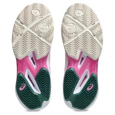 Asics Sonicsmash FF Padelschuhe Damen Wei&szlig; / Rosa
