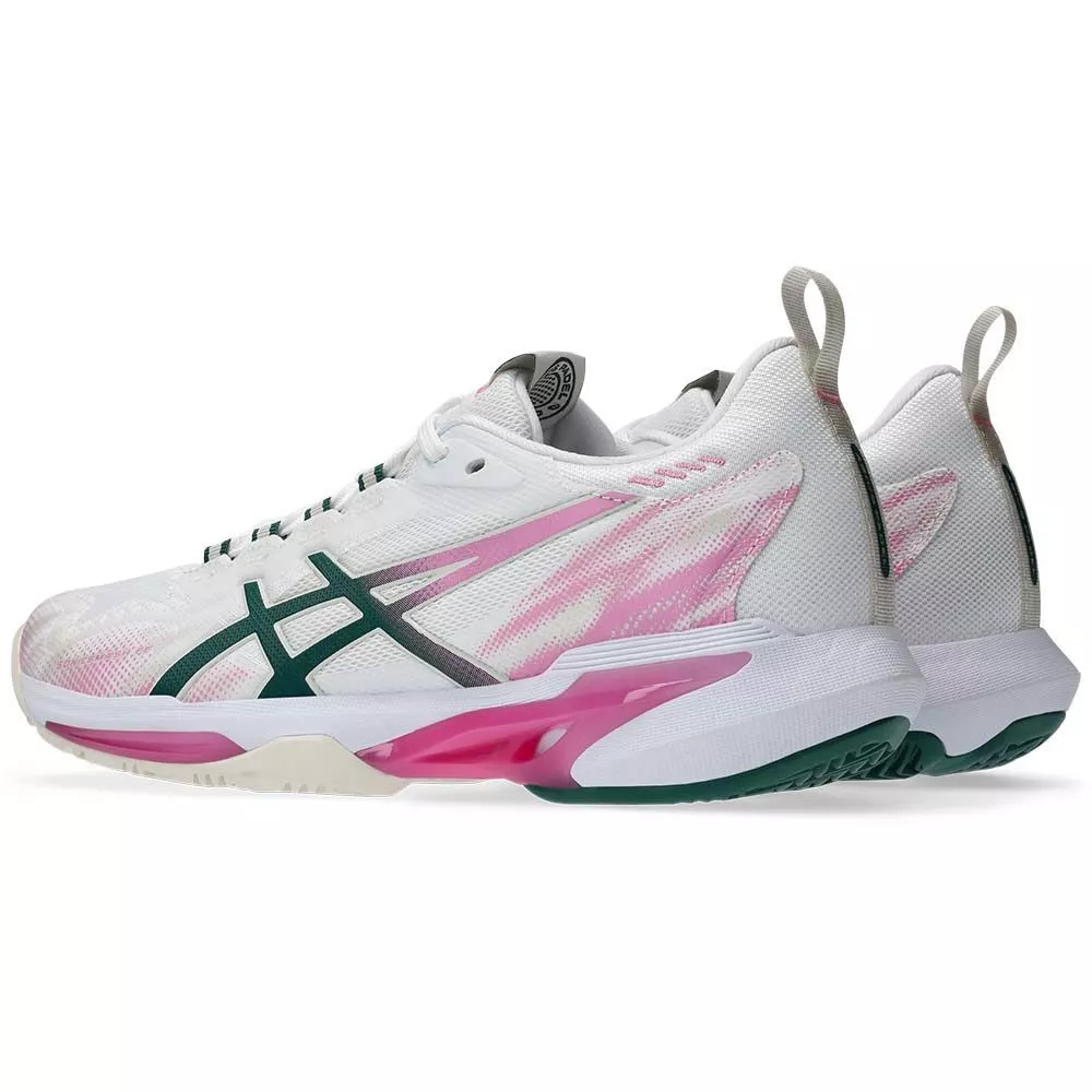 Asics Sonicsmash FF Padelschuhe Damen Wei&szlig; / Rosa