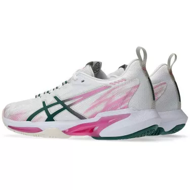Asics Sonicsmash FF Padelschuhe Damen Wei&szlig; / Rosa