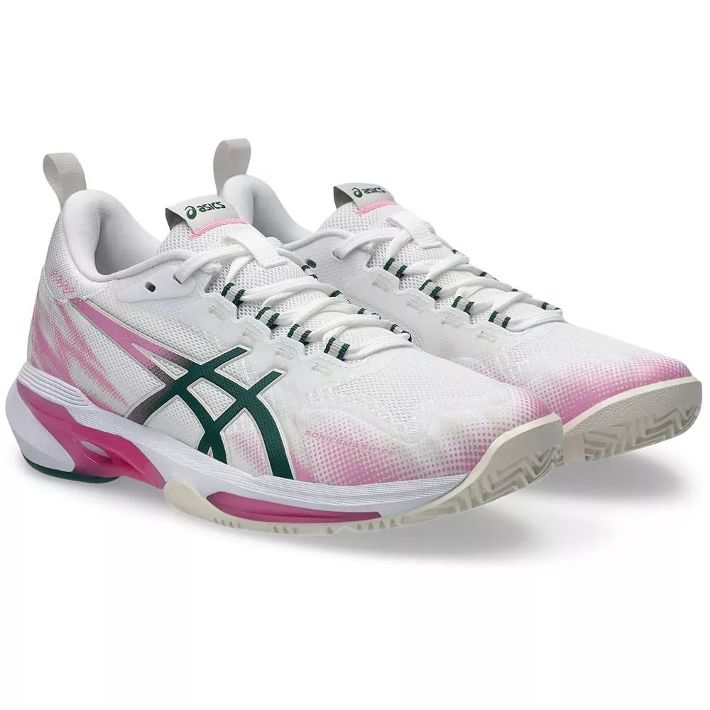 Asics Sonicsmash FF Padelschuhe Damen Wei&szlig; / Rosa
