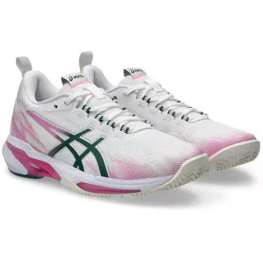 Asics Sonicsmash FF Padelschuhe Damen Wei&szlig; / Rosa