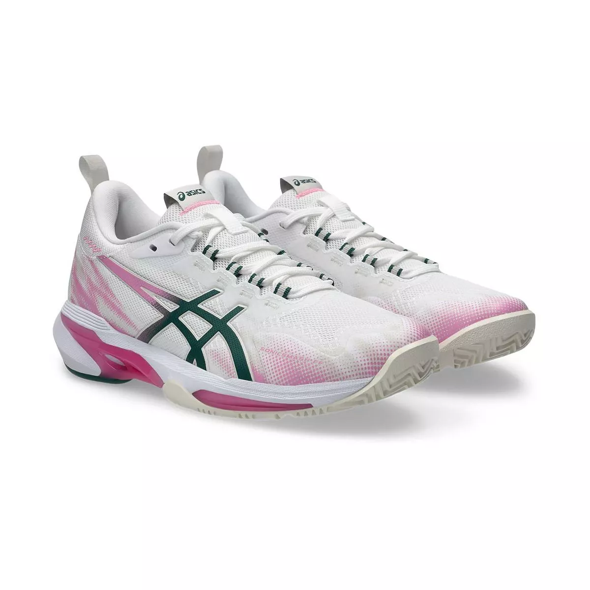Asics Sonicsmash FF Padelschuhe Damen Wei&szlig; / Rosa
