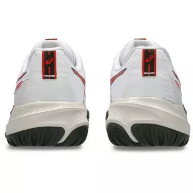 Asics Gel Challenger 15 Tennisschuhe Wei&szlig; / Rot / Schwarz