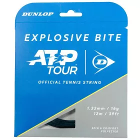 Dunlop Explosive Bite Schwarz Tennissaite 12 m