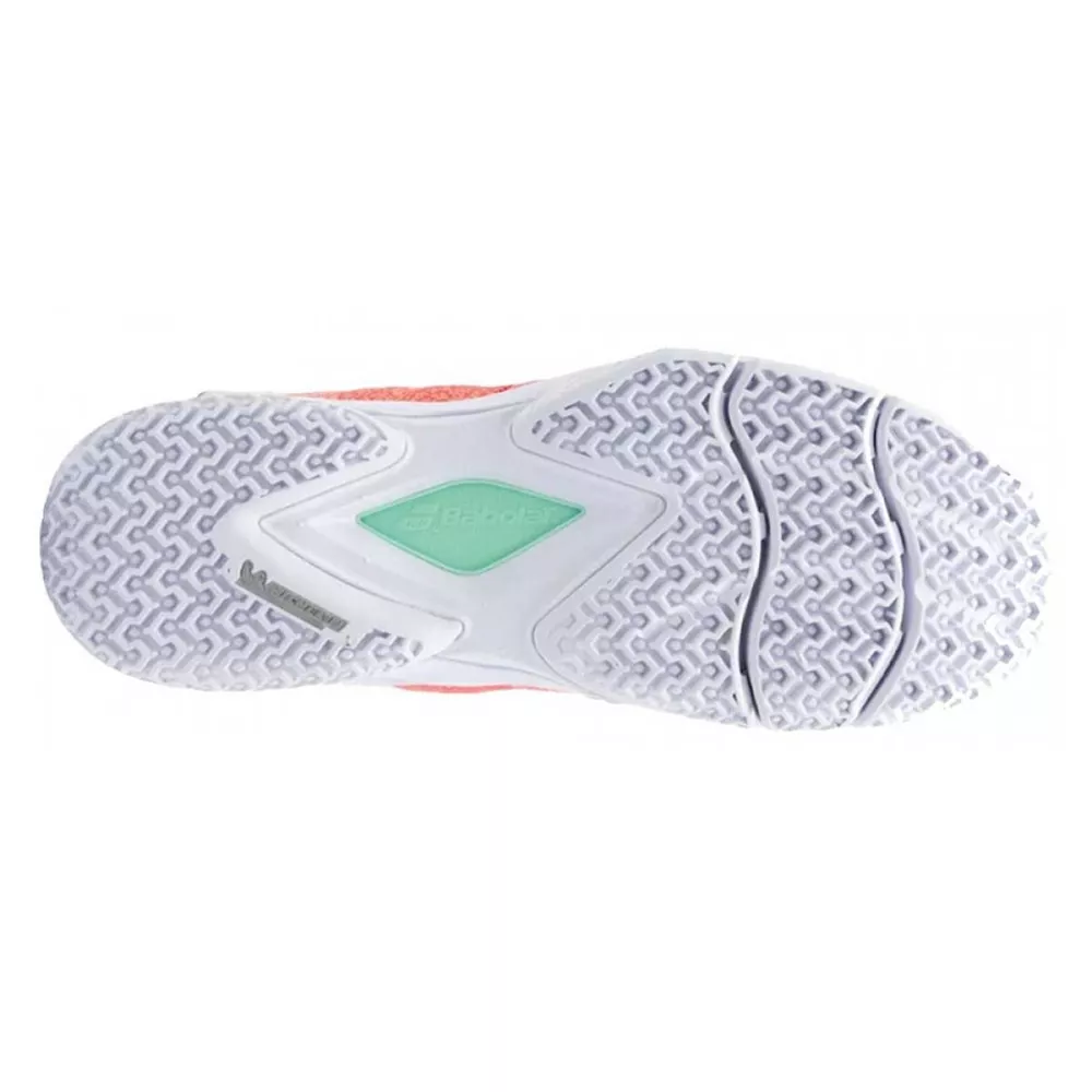 Babolat Sensa Padelschuhe Damen Koralle