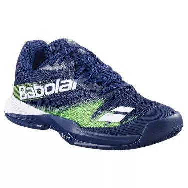 Babolat Jet Premura 2 Junior Padelschuhe Dunkelblau / Flash-Gr&uuml;n
