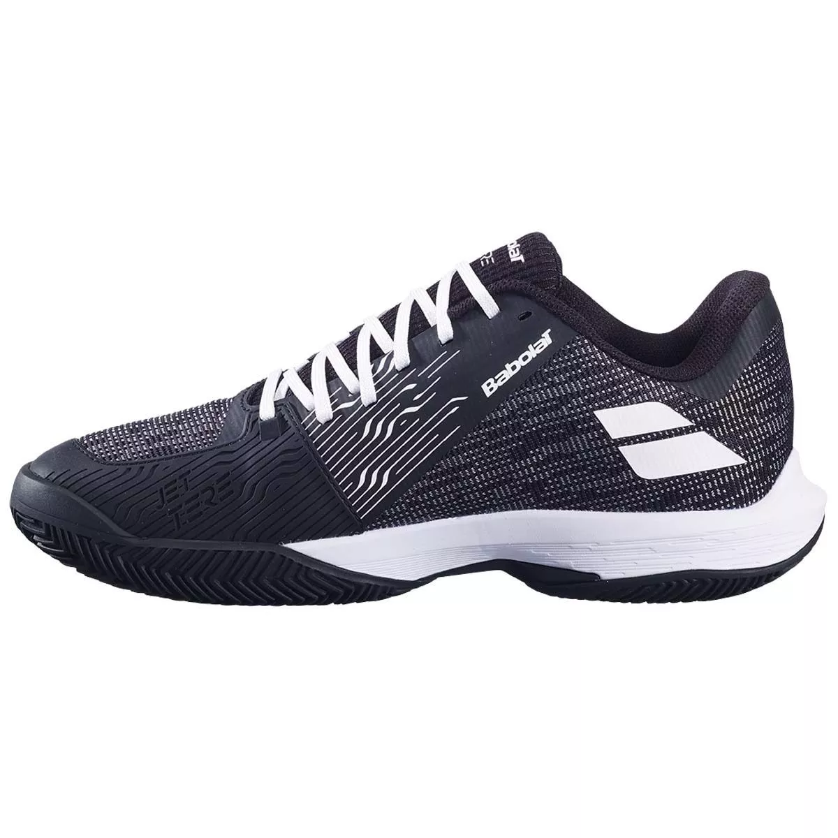 Babolat Jet Tere 2 Tennisschuhe Sandplatz Schwarz / Wei&szlig;