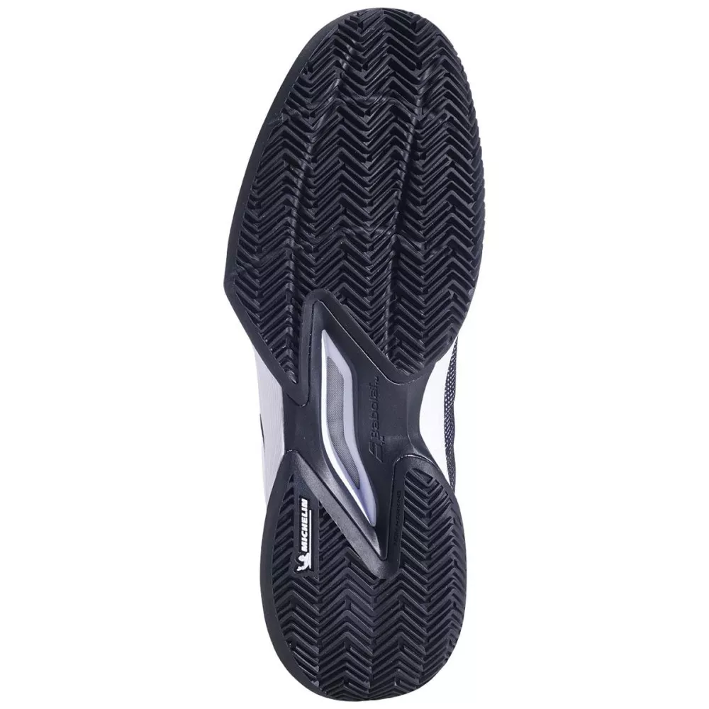 Babolat Jet Tere 2 Tennisschuhe Sandplatz Schwarz / Wei&szlig;