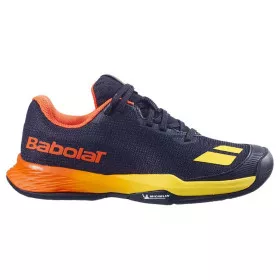 Babolat Jet Mach 3 Junior Allcourt Tennisschuhe Schwarz / Sunset
