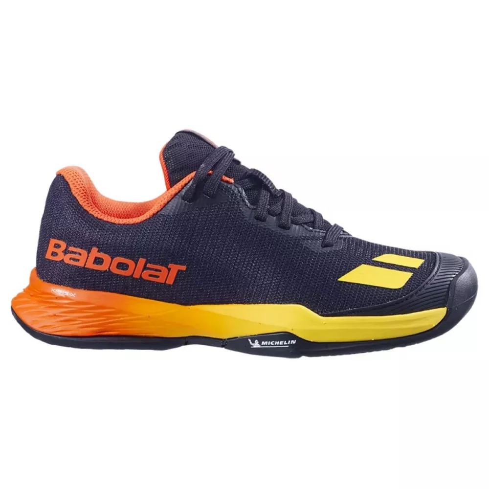 Babolat Jet Mach 3 Junior Allcourt Tennisschuhe Schwarz / Sunset