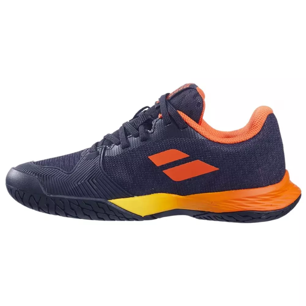 Babolat Jet Mach 3 Junior Allcourt Tennisschuhe Schwarz / Sunset