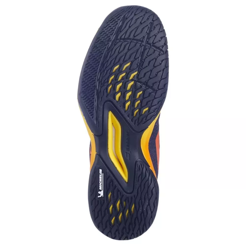 Babolat Jet Mach 3 Junior Allcourt Tennisschuhe Schwarz / Sunset