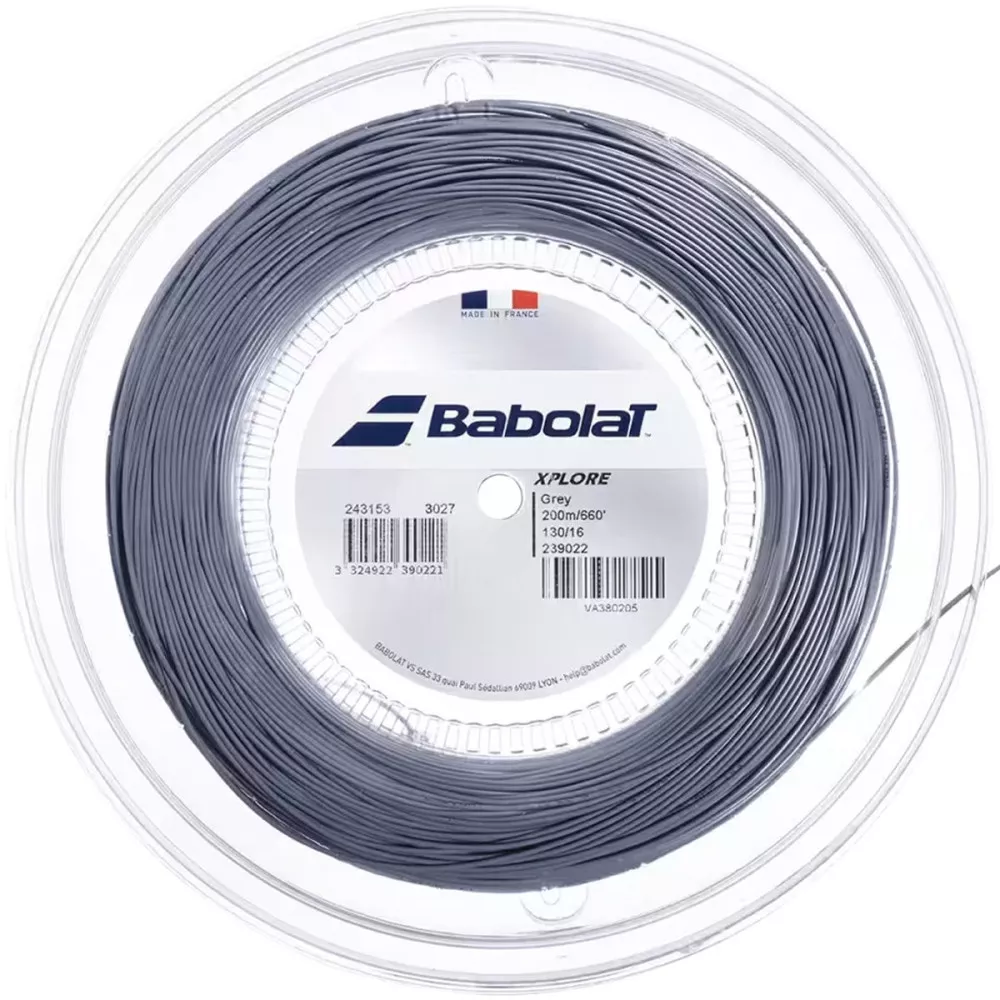 Babolat Xplore Saitenrolle Grau 200 m