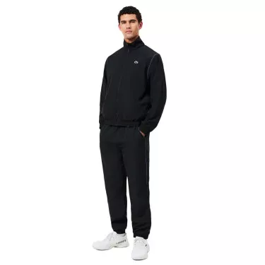Lacoste Tennis x Novak Djokovic Trainingsanzug Schwarz / Grau