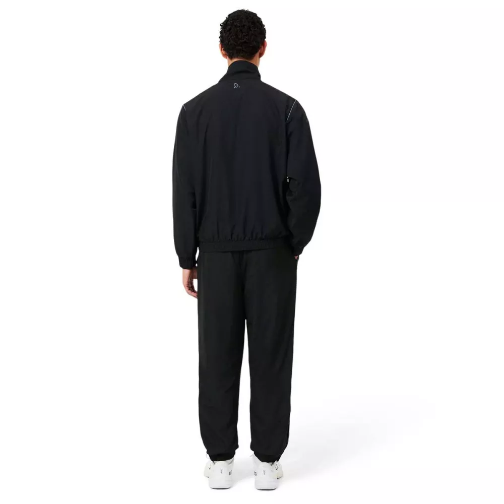 Lacoste Tennis x Novak Djokovic Trainingsanzug Schwarz / Grau