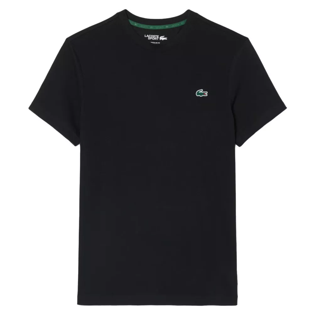 Lacoste Sport Ultra Dry T-Shirt Schwarz / Grau