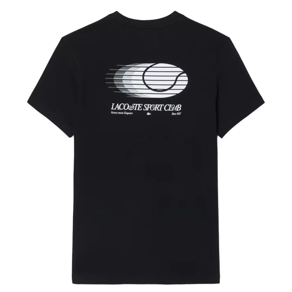 Lacoste Sport Ultra Dry T-Shirt Schwarz / Grau