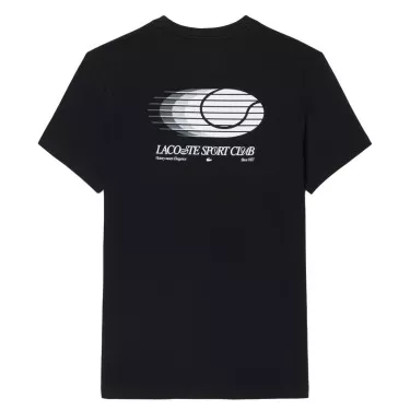 Lacoste Sport Ultra Dry T-Shirt Schwarz / Grau