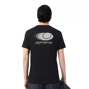 Lacoste Sport Ultra Dry T-Shirt Schwarz / Grau