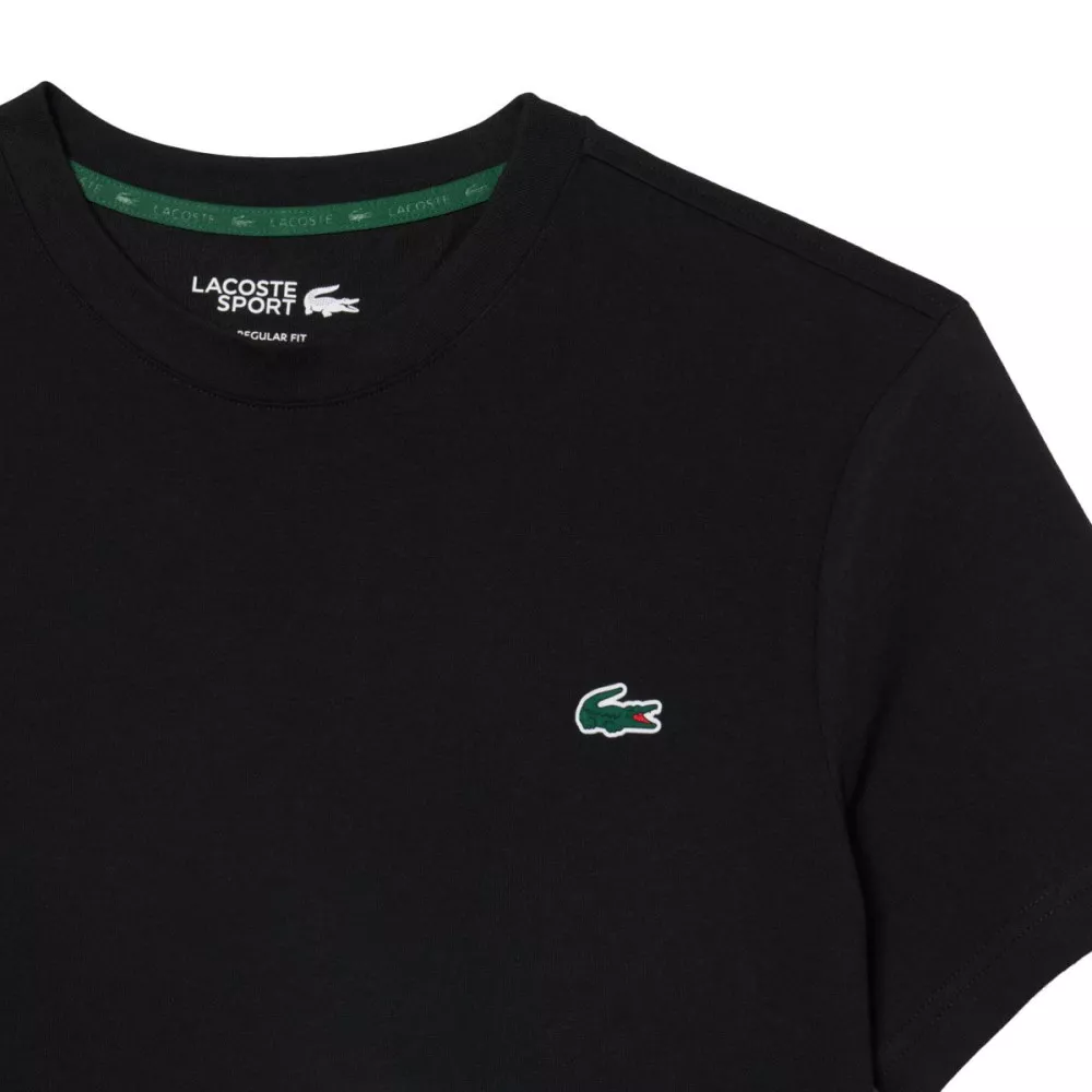 Lacoste Sport Ultra Dry T-Shirt Schwarz / Grau