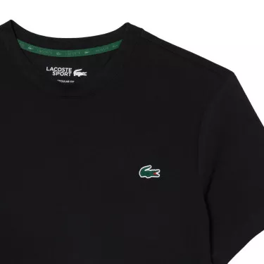 Lacoste Sport Ultra Dry T-Shirt Schwarz / Grau