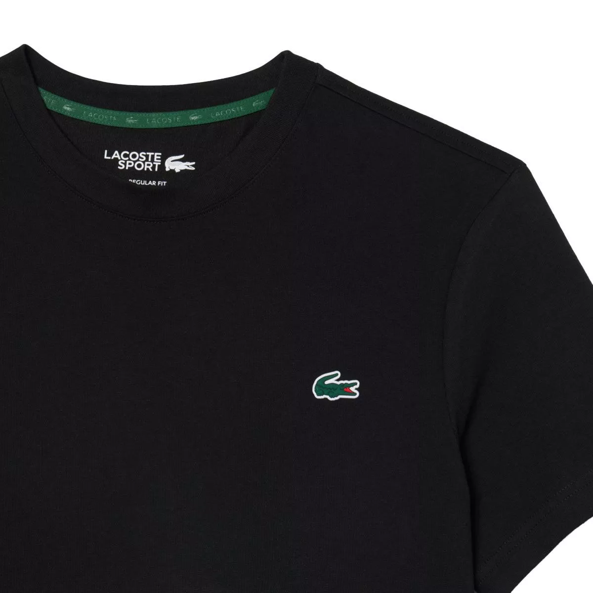Lacoste Sport Ultra Dry T-Shirt Schwarz / Grau