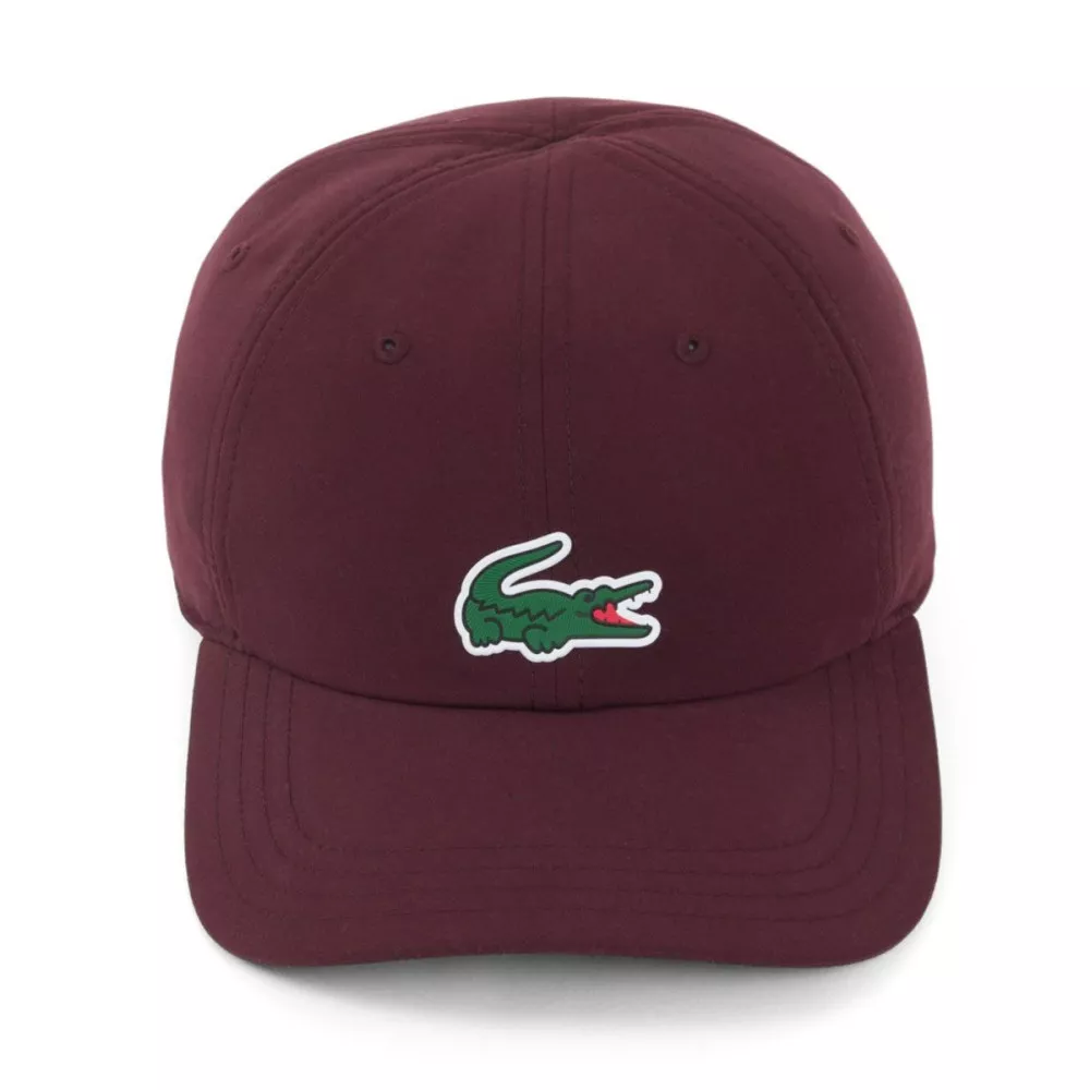 Lacoste Tennis x Novak Djokovic Cap Kastanienbraun