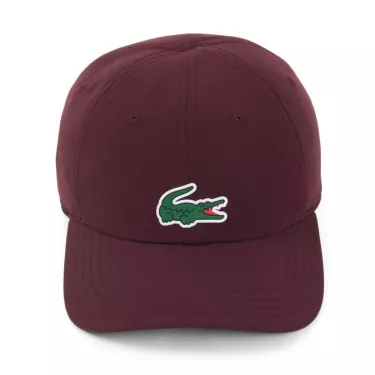 Lacoste Tennis x Novak Djokovic Cap Kastanienbraun