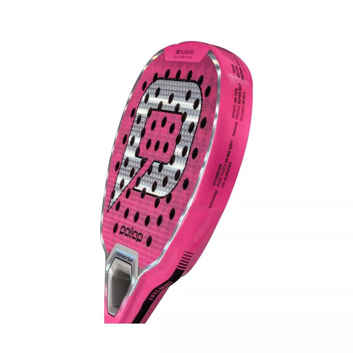 Pallap Evoforce Team Pink 2026 Padelschl&auml;ger