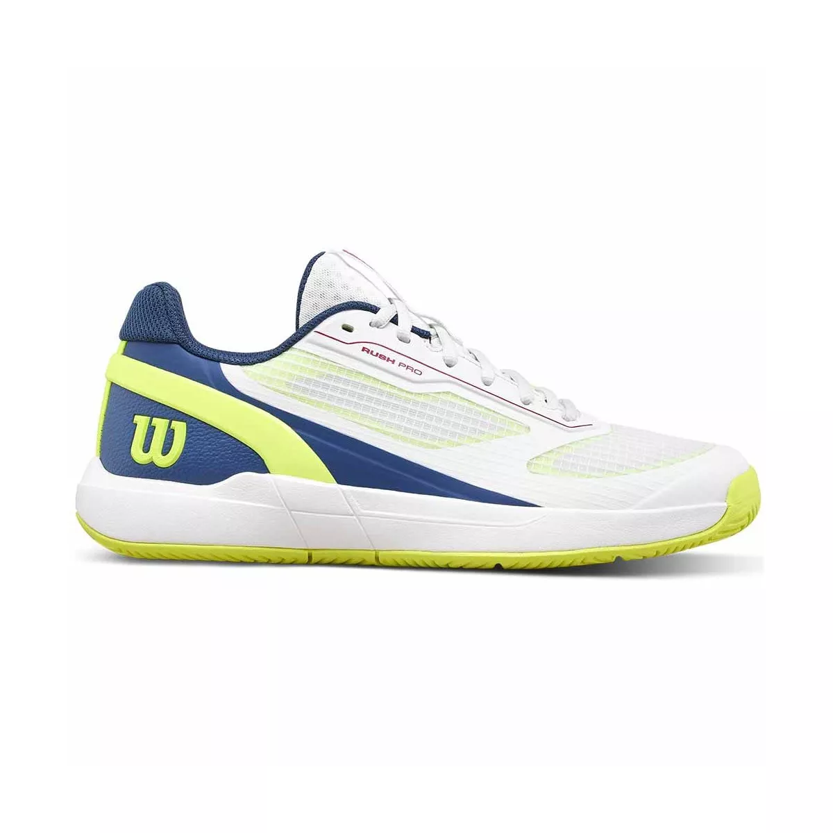 Wilson Rush Pro 5 Junior Tennisschuhe Wei&szlig; / Blau / Gelb