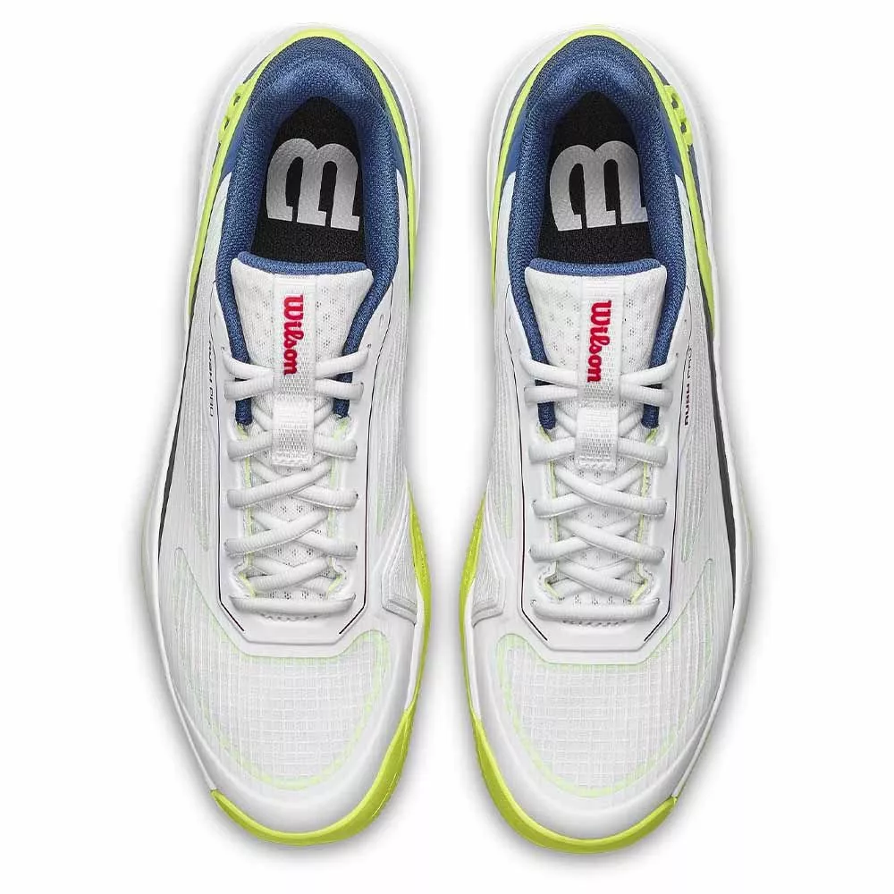 Wilson Rush Pro 5 Junior Tennisschuhe Wei&szlig; / Blau / Gelb