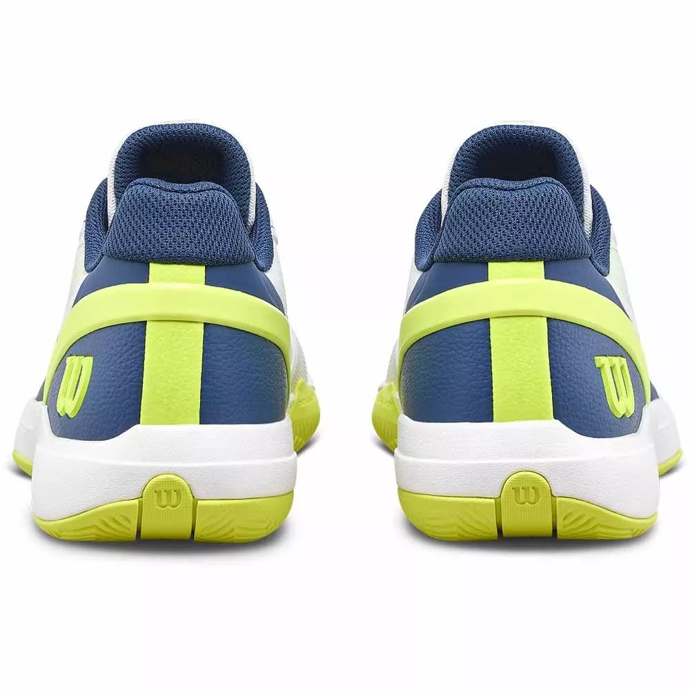 Wilson Rush Pro 5 Junior Tennisschuhe Wei&szlig; / Blau / Gelb