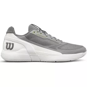 Wilson Rush Pro 5 Tennisschuhe Sandplatz Grau / Wei&szlig;