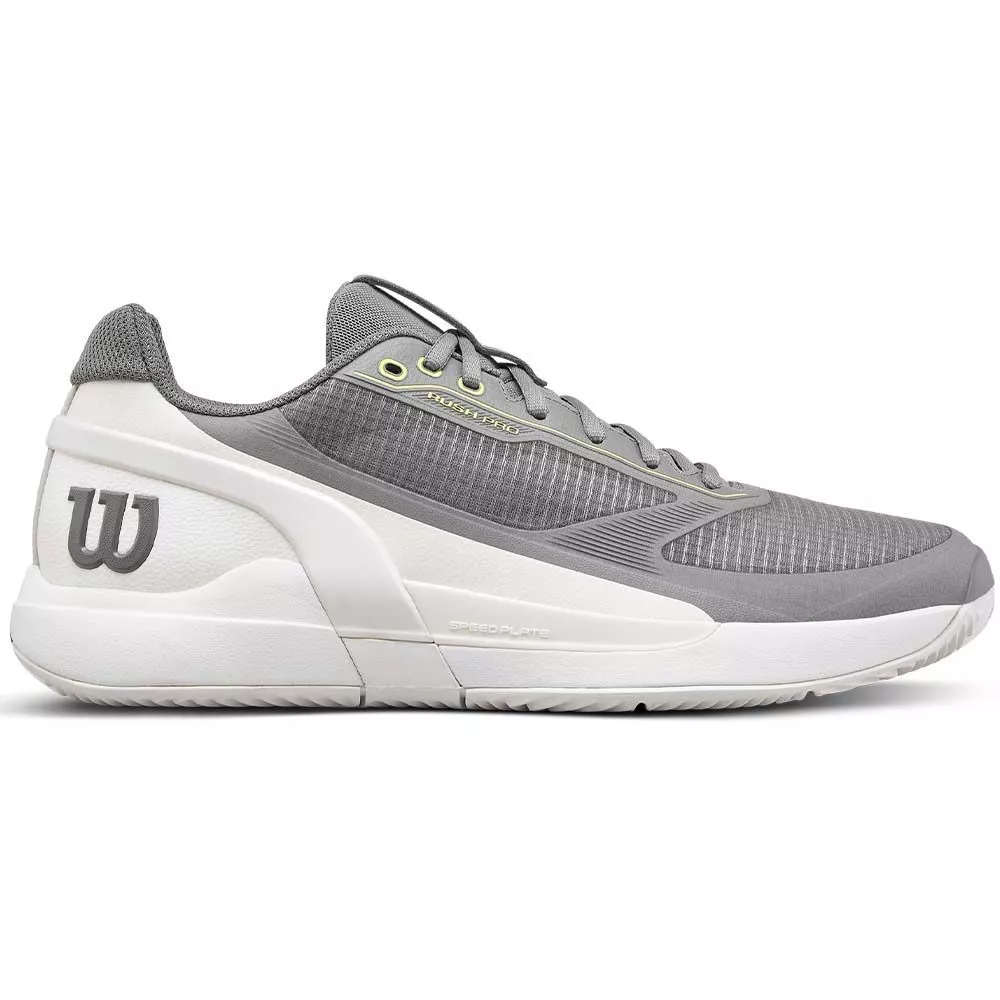 Wilson Rush Pro 5 Tennisschuhe Sandplatz Grau / Wei&szlig;