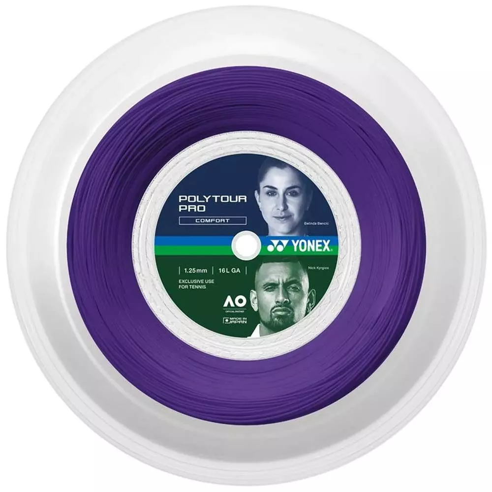 Yonex Poly Tour Pro Saitenrolle Violett 200 m